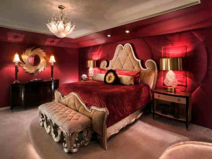 Black and red bedroom design ideas