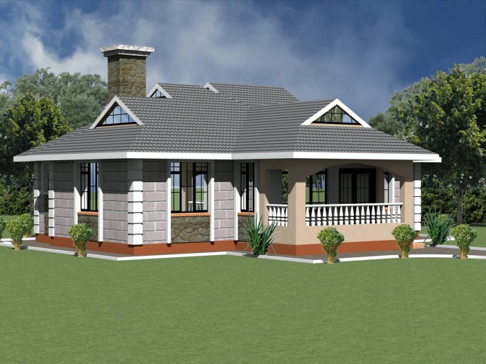 Modern 3 bedroom home design