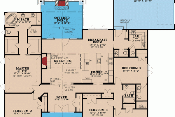 5 bedroom home design plans