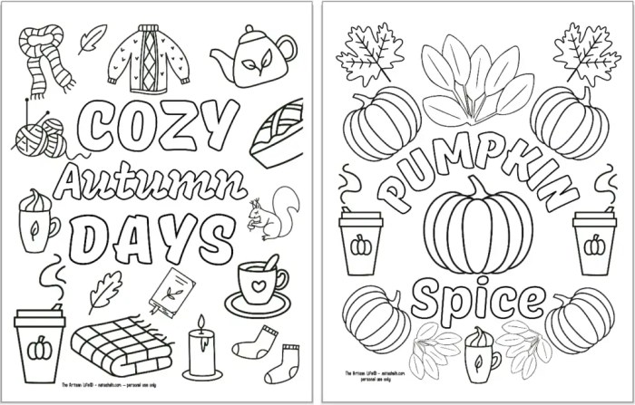 Coloring sheets for kids fall