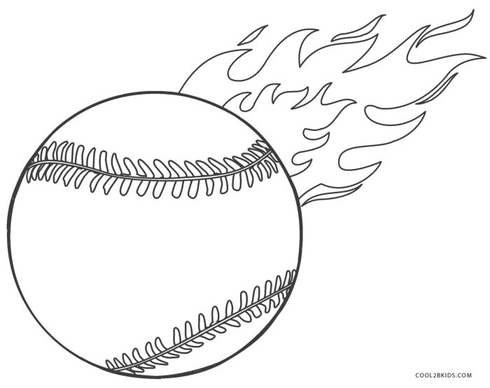 Free baseball coloring pages for kids