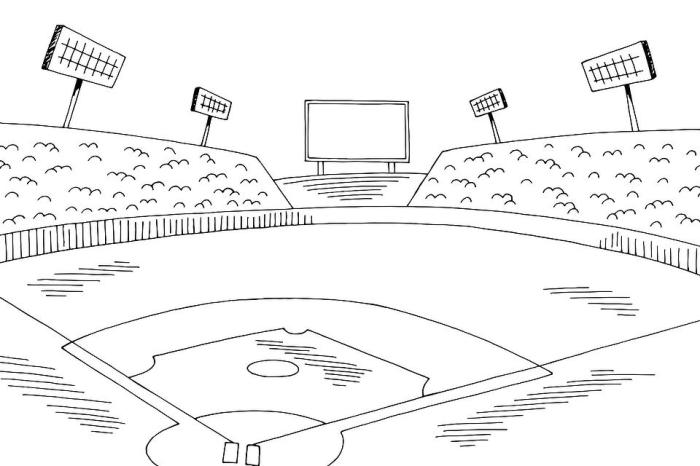 Free baseball coloring pages for kids