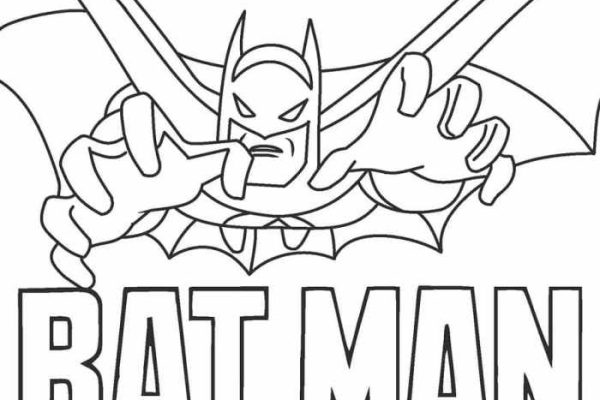 Batman printable coloring pages