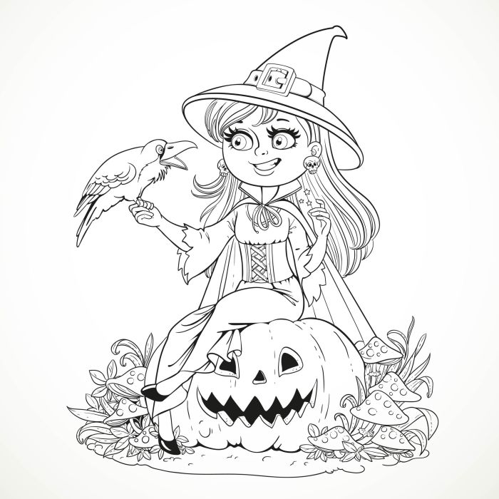 Kids halloween coloring sheets printable