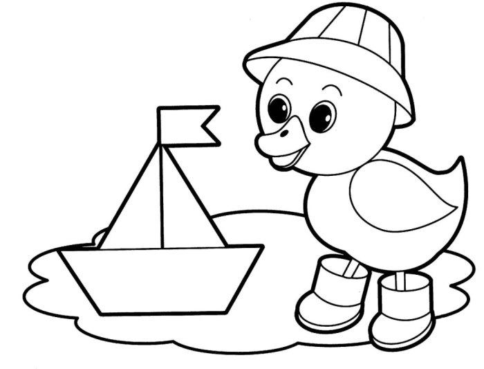 Coloring pages easy for kids