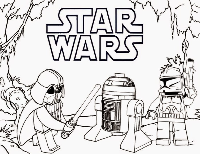 Star wars coloring pages for kids