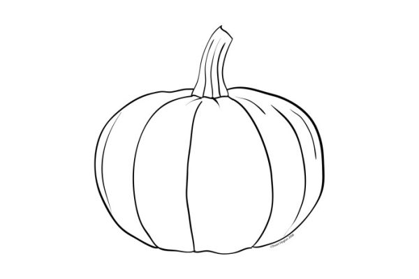 Kids coloring pages pumpkin