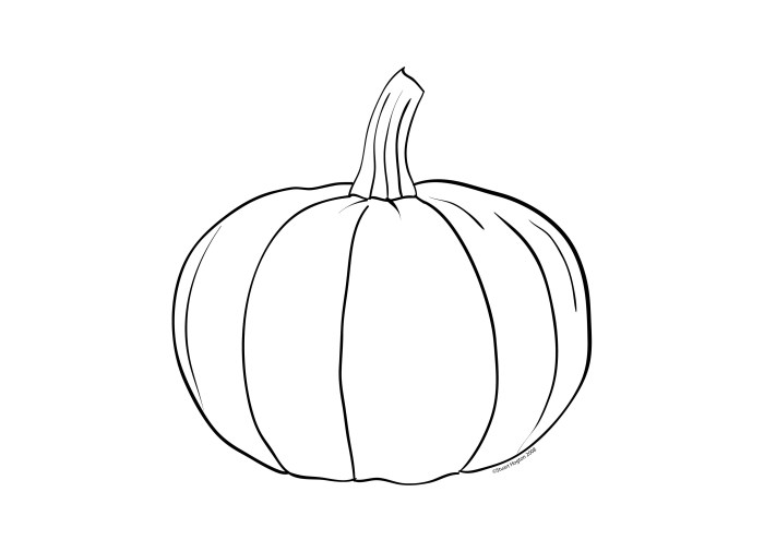 Kids coloring pages pumpkin