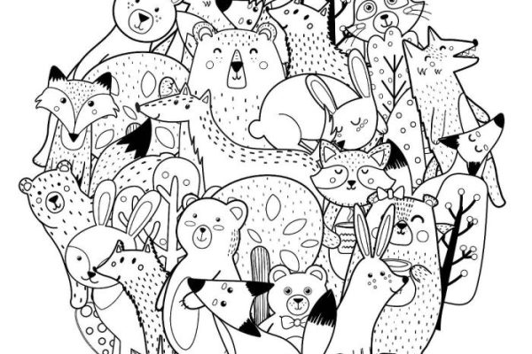 Calming coloring pages for kids