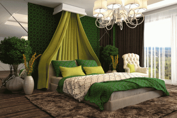 Bedroom design ideas green