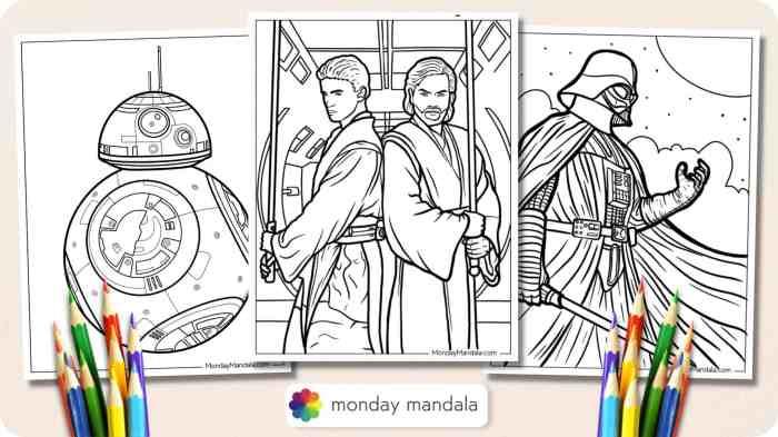 Star wars coloring pages for kids