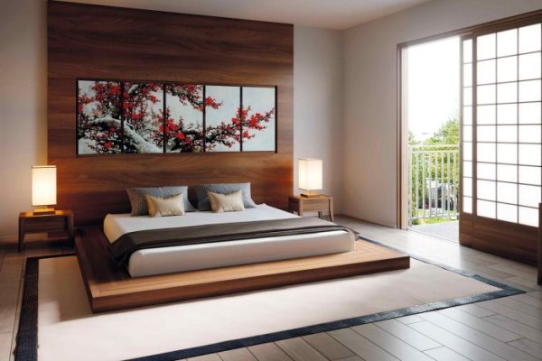 Bedroom design japanese style