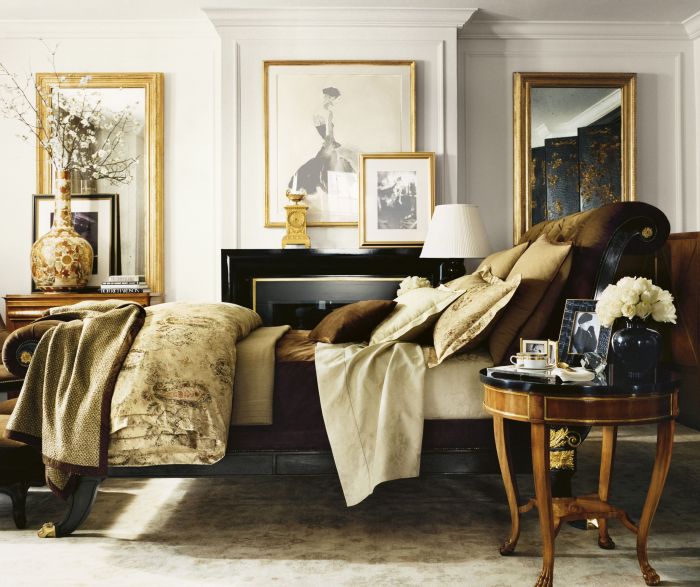 Ralph lauren bedroom design