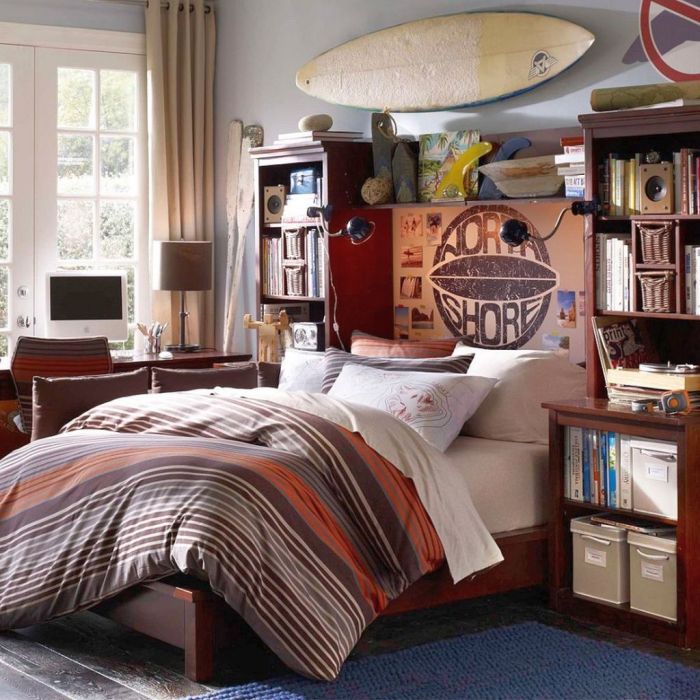 Bedroom design ideas for teenage guys