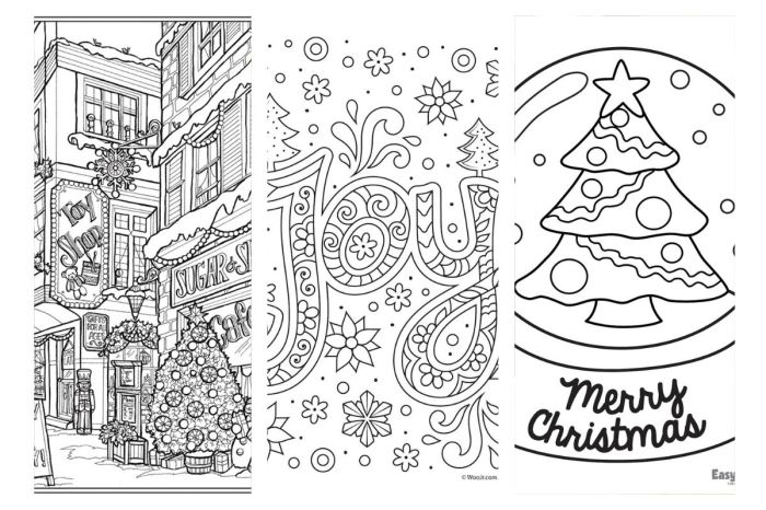 Kids holiday coloring pages