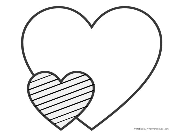 Coloring page heart