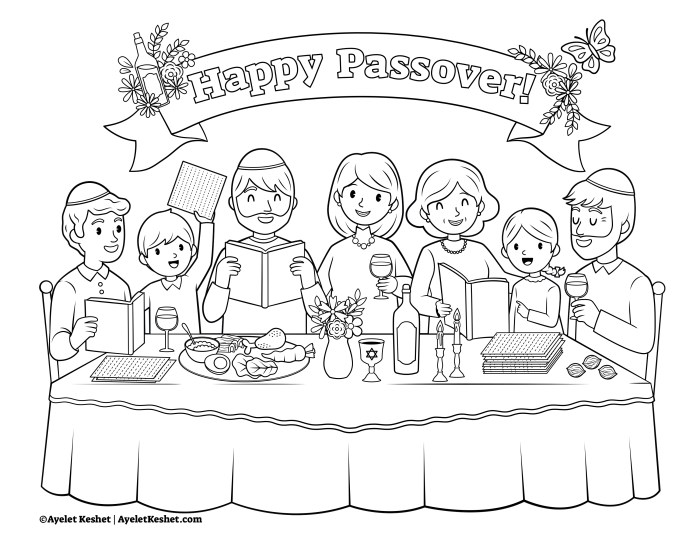 Pesach coloring pages for kids