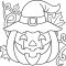 Halloween coloring worksheets for kids