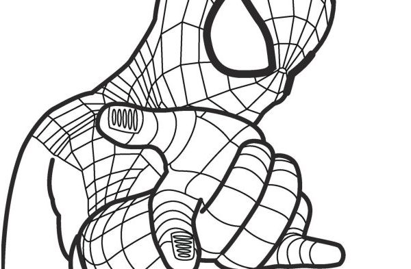 Coloring page spiderman