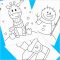 Kids winter coloring pages