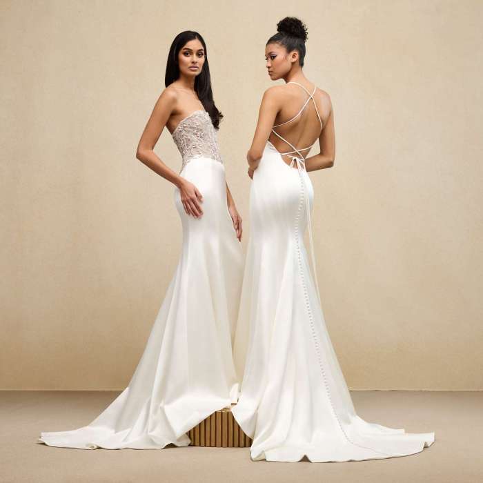 What are the different styles of wedding dresses