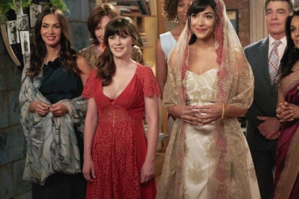 Zooey deschanel wedding dress