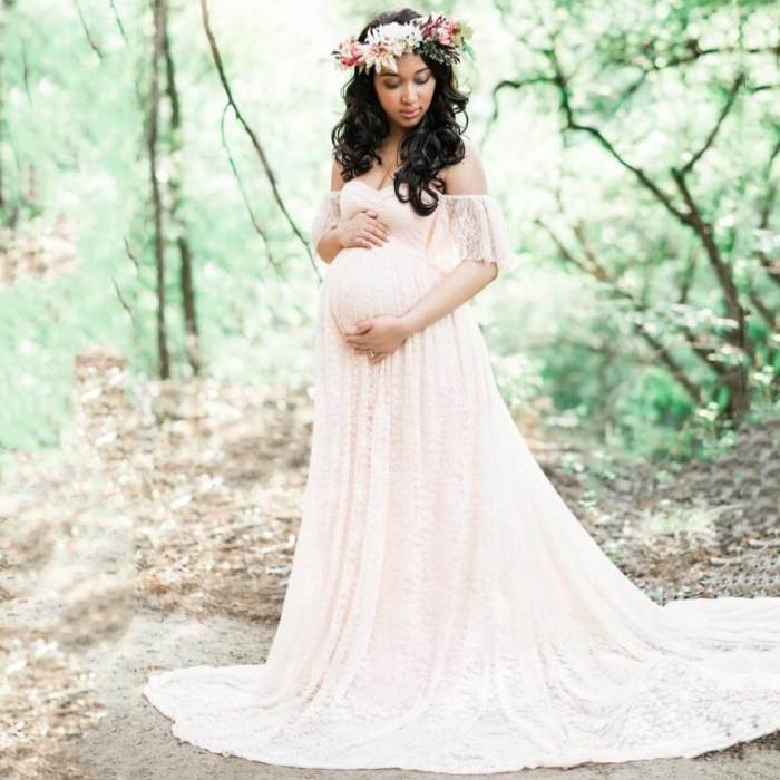 4 months pregnant wedding dress