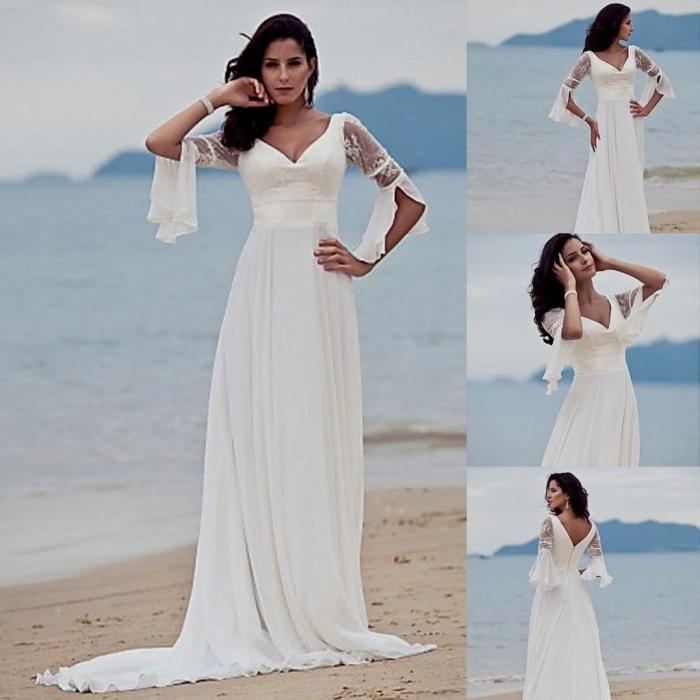 Wedding dresses off white